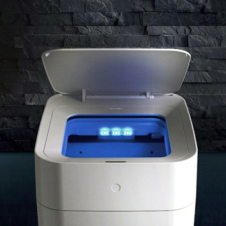 楽天市場】全自動スマートゴミ箱 TOWNEW 15.5L ホワイト 白 ティール  