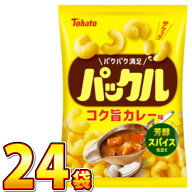 【平日正午までの注文で最短翌日お届け】【送料無料】東ハト パックル コク旨カレー味 1袋（57g）×24袋…