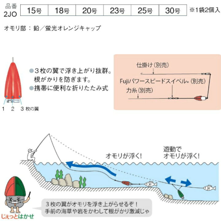 楽天市場 要エントリー 7 限定 複数購入でポイントup 富士工業 Fuji D2 2jo ジェット天秤 2個入り 号 N かめや釣具web楽天市場店