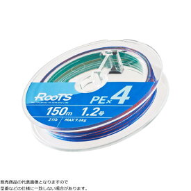 【お買い物マラソン期間中 ポイント10倍】 ：ゴーセン [1] GMR452012 ルーツ PEx4 マルチカラー 200m 1.2号 (N6)