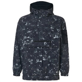 オークリー [90] ENHANCE FGL WIND ANORAK JKT1.7 Black Print [US/EUサイズ:L (JPNサイズ:XL)]