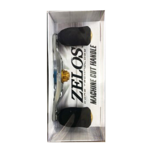 ZPI ZELOSマシンカットハンドル 92mm 右巻 MCHB9278R-TG･AFK チタンシルバー/ゴールド リールパーツ
