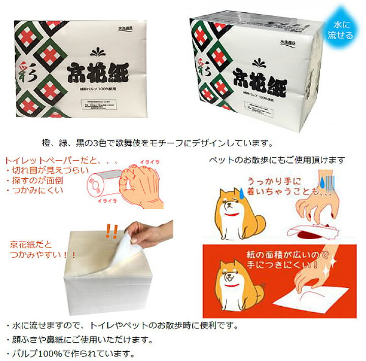 楽天市場 化粧紙 京花紙 彩 いろどり 1000枚入１袋 和光製紙製 紙 文具 ひかり