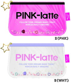 PINK-latte[ピンクラテ]クリアペンポーチ(ペンケース/筆箱）(H150-5x）