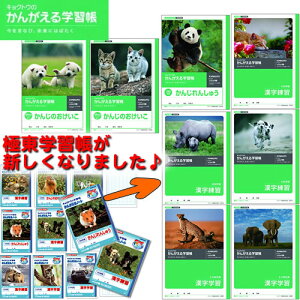 デザイン一新♪キョクトウの学習帳「かんがえるノート」漢字練習(かんじのおけいこ)(L411〜417)