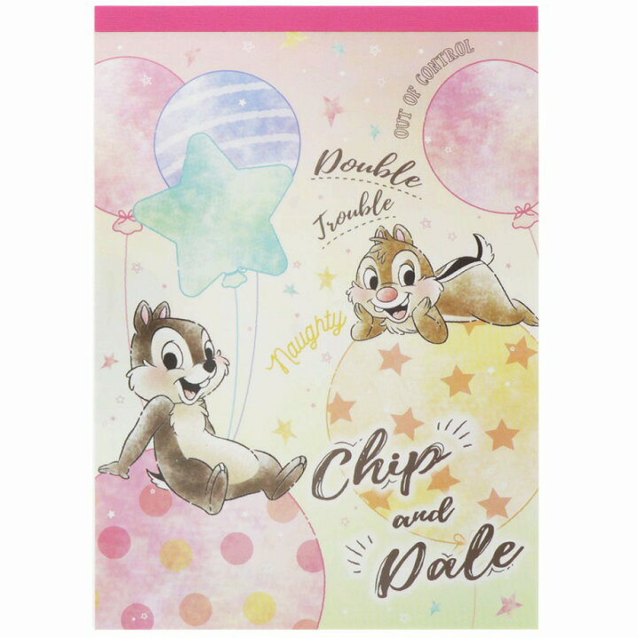 楽天市場 ディズニーチップ デール Disneychip N Dale ｄｃ ０３キャラパレメモａ６ S296 紙 文具 ひかり