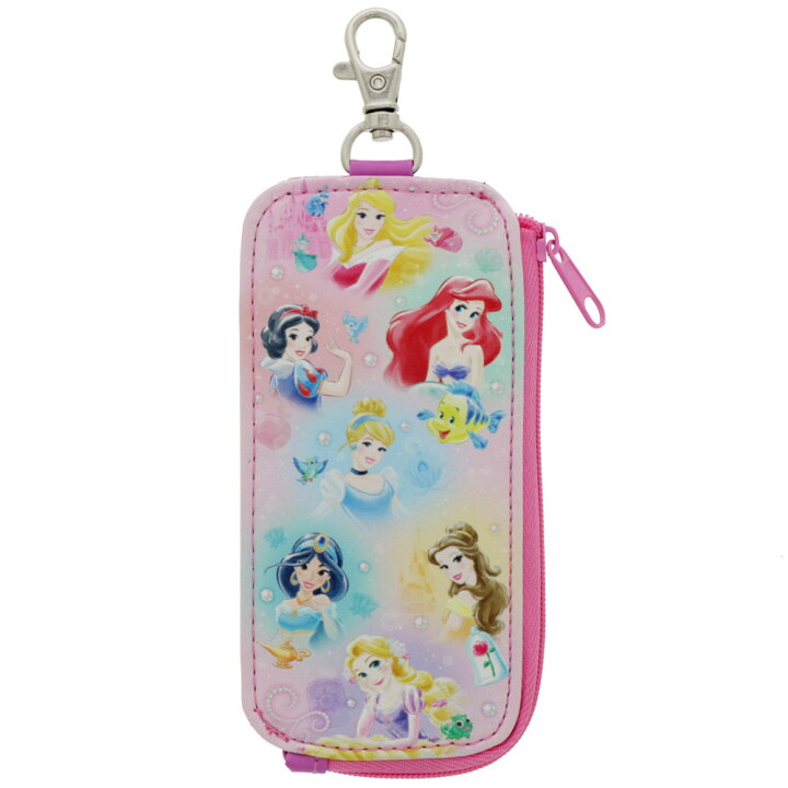 楽天市場 ディズニープリンセス Disneyprincess 21新学期リール付キーケース リール式キーホルダータイプのカギカバー 鍵ホルダー S 紙 文具 ひかり