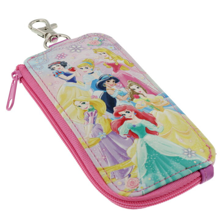 楽天市場 ディズニープリンセス Disneyprincess 21新学期リール付キーケース リール式キーホルダータイプのカギカバー 鍵ホルダー S 紙 文具 ひかり