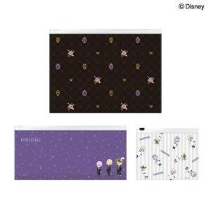 DisneyTwisted-Wonderlandディズニー ツイステッドワンダーランドポムフィオーレクラックス(CRUX)ジッパーケース3点セット(チャック付きクリアケース3サイズセット)(CR716128)