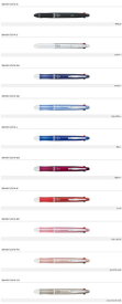 パイロット(PILOT）ドクターグリップ4+1(0.7細字+シャープ0.5mm）(Dr.GRIP4+1）スライドレバー式多機能ペン(なめらかアクロボール油性4色ボールペン0.7芯＋シャープペンシル0.5芯）(BKHDF1SFN-xx）