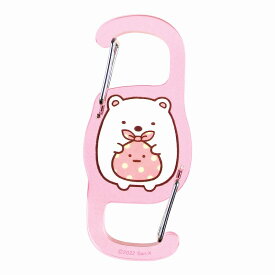 すみっコぐらし[sumikkogurashi]しろくまTsFactoryツインカラビナホルダー（両面ダブルフックホルダー）（SG-5541498SI）