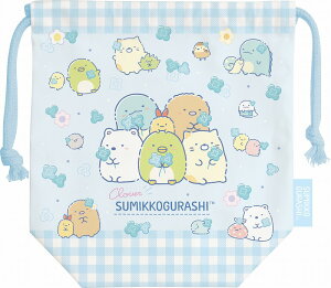 すみっコぐらしS/Gゴーゴースクール巾着M(きんちゃく)(CA34001)