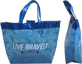 SUMMERBAG(LIVE BRAVELY）恐竜バケットバッグビニールバッグ(スイミングバッグ水着入れプールバッグ/ビーチバッグ）(NL43536）