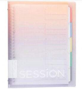 SESSiON�i�Z�b�V�����j�}���}�����M�ŏ�����_�u���C���f�b�N�X�t��B5�v���X�`�b�N�o�C���_�[�i26�������O�o�C���_�[�m�[�g�j�i�������\�[�_�j�iF310A-97A�j