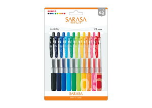 �T���T�N���b�v�@0.5�iSARASA CLIP�j[�[�u���iZEBRA�j]�W�F���{�[���y���i0.5mm�j10�F�Z�b�g�iJJ15-10C-N�j