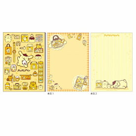 ポムポムプリン[SANRIO]サンリオ30周年記念A6メモ（2柄）(391-8060-01)
