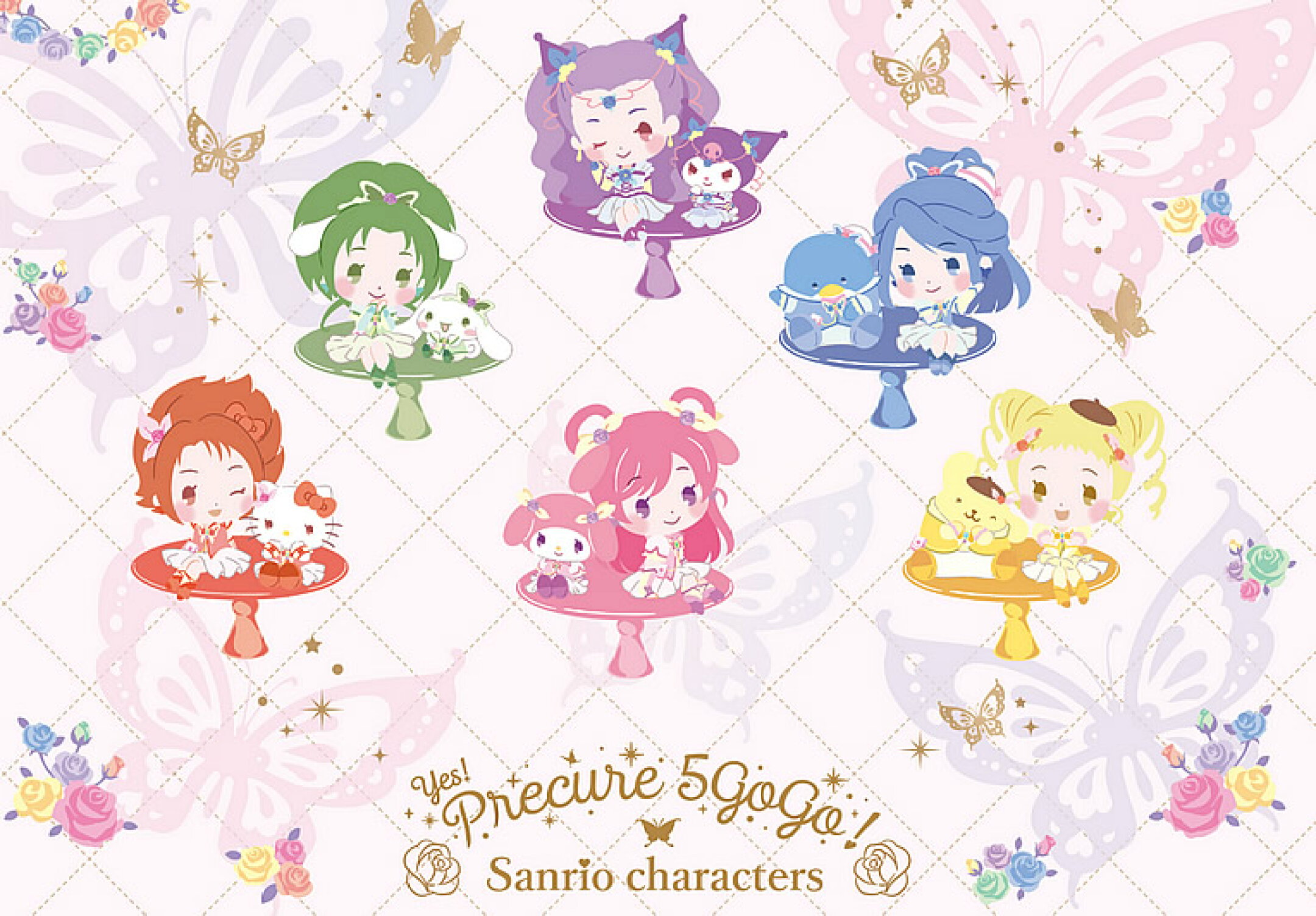 プリキュア５GOGOxサンリオコラボ　限定グッズ