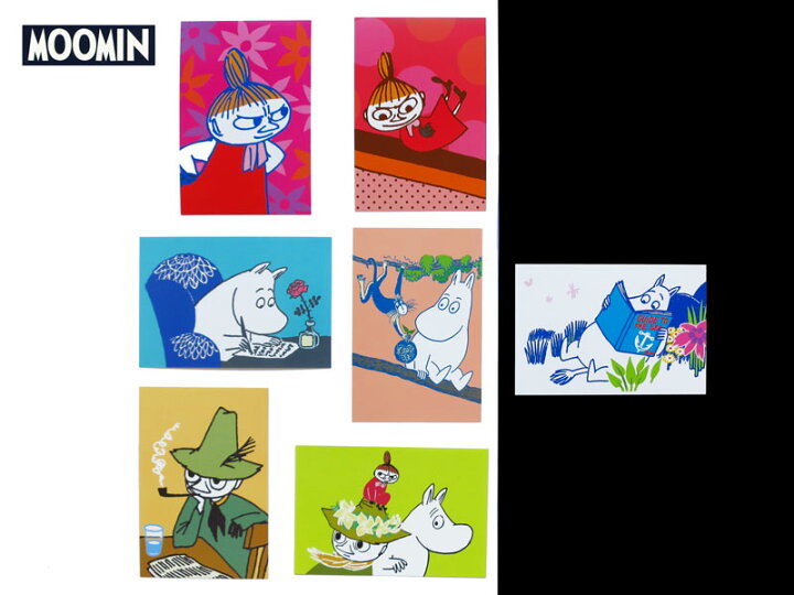 楽天市場】ムーミンmoomin ポストカード リトルミイ AE15-817 : 紙