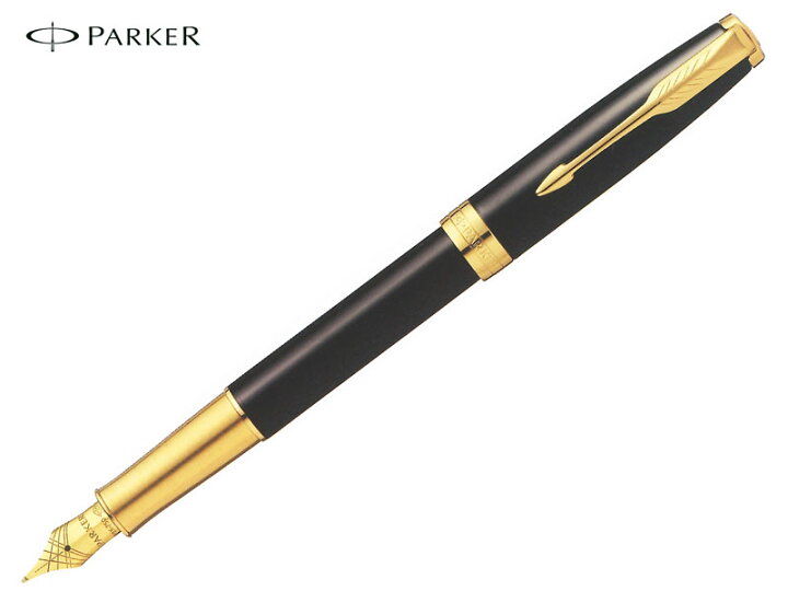 楽天市場】パーカーPARKER 万年筆ソネットSONNET ラックブラックGT F 