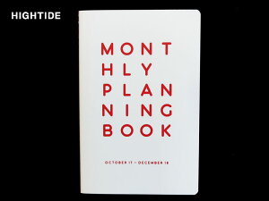 ハイタイドHIGHTIDE ダイアリー手帳A6ロングケリー 2017年10月始まり2018年12月2018年版 全4色 NM-2