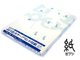 コピー用紙 高白色カラープリント用紙 A4 厚口110kg 100枚