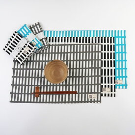 北欧格子のランチョンマット30×45cm(M2) Made in Japan