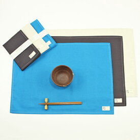 コットンリネンのランチョンマット（大人の綿麻キャンバス）40×55cm(L2) Made in Japan