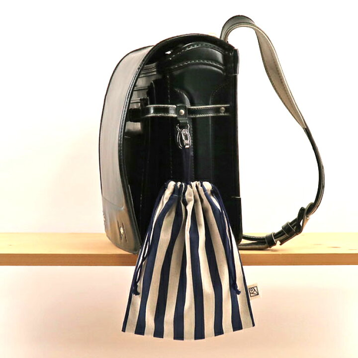 楽天市場】ループ付き巾着袋（給食袋）24cm×20cm（loop-LL）ナチュラル 