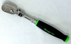 Snap-on (�X�i�b�v�I��) 3/8 �������� ���`�F�b�g �O���b�v�t�� ��U�� �O���[�� �� FHF80G ���s�A���i