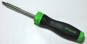 Snap-on (�X�i�b�v�I��) ���`�F�b�g�h���C�o�[ �\�t�g�O���b�v �O���[�� �� SGDMRC44BG ���s�A���i