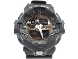 【中古】CASIO クォーツ腕時計 G-SHOCK GA-710 ブラック/シルバー