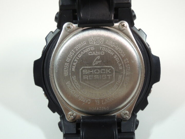 楽天市場】【中古】CASIO G-SHOCK AWG-M100A タフソーラー MULTI BAND 
