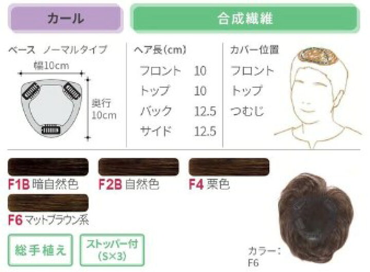 お値下げ！フォンテーヌ 部分ウィッグフォンテーヌ部分ウィッグ 