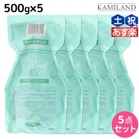 ★最大2,000円OFFクーポン配布中★モルトベーネ クレイエステ パック EX 500g 詰め替え ×5個 セット / 【送料無料】 美容室 サロン専売品 美容院 ヘアケア おすすめ品 moltobene ヘア トリートメント ヘアートリートメント 頭皮ケア 乾燥 臭い 防止 予防 ヘ