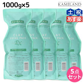 【4/1限定ポイント3倍】モルトベーネ クレイエステ パック EX 1000g 詰め替え ×5個 セット / 【送料無料】 美容室 サロン専売品 美容院 ヘアケア おすすめ品 moltobene ヘア トリートメント ヘアートリートメント 頭皮ケア 乾燥 臭い 防止 予防 ヘ