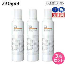 【ポイント3倍以上!24日20時から】アリミノ BSスタイリング ワックス フォーム 230g ×3個 セット / 【送料無料】 美容室 サロン専売品 美容院 ヘアケア スタイリング剤 ヘアムース フォーム ダメージケア 保湿 束感