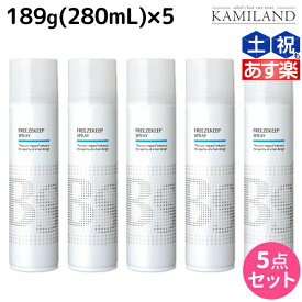 ★最大2,000円OFFクーポン配布★アリミノ BSスタイリング フリーズキープ スプレー 189g (280mL) ×5個 セット / 【送料無料】美容室 サロン専売品 美容院 ヘアケア スタイリング剤 ヘアスプレー ダメージケア 保湿 ハード