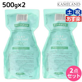 ★最大2,000円OFFクーポン配布中★モルトベーネ クレイエステ パック EX 500g 詰め替え ×2個 セット / 【送料無料】 美容室 サロン専売品 美容院 ヘアケア おすすめ品 moltobene ヘア トリートメント ヘアートリートメント 頭皮ケア 乾燥 臭い 防止 予防 ヘ