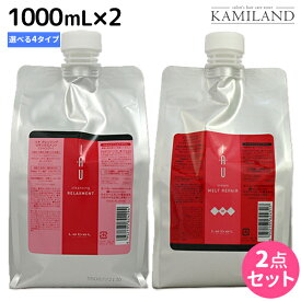 ★最大2,000円OFFクーポン配布★ルベル イオ 1000mL × 2本 選べるセット 《クリアメント・リラックスメント・シルキーリペア・メルトリペア》 / 【送料無料】 詰め替え 美容室 サロン専売品 美容院 ヘアケア タカラベルモント lebel ルベル イオ セット お