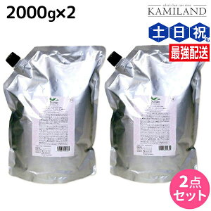 【11/1限定ポイント3倍】デミ ユント トリートメント (2) 2000g 詰め替え ×2個 セット / 【送料無料】 2kg 業務用 美容室 サロン専売品 美容院 ヘアケア demi エイジングケア 保湿 ノンシリコン シ