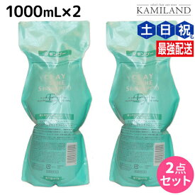 モルトベーネ クレイエステ シャンプー EX 1000mL 詰め替え ×2個 セット / 【送料無料】 美容院 ヘアケア おすすめ品 moltobene 頭皮ケア 頭皮クレンジング 乾燥 臭い 防止 予防 ヘッドスパ 保湿 ビューティーエクスペリエン