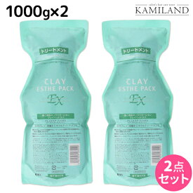 【4/20限定ポイント2倍】モルトベーネ クレイエステ パック EX 1000g 詰め替え ×2個 セット / 【送料無料】美容室 サロン専売品 美容院 ヘアケア おすすめ品 moltobene 頭皮ケア 頭皮クレンジング 乾燥 臭い 防止 予防 ヘッドスパ 保湿