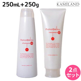 【ポイント3倍以上!24日20時から】ニューウェイジャパン ナノアミノ シャンプー RM 250mL + トリートメント RM 250g （しっとりタイプ） セット / 【送料無料】 美容室 サロン専売品 美容院 ヘアケア おすすめ