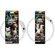 【正規販売店】プラッツ PLATZ セーフティーカラー スペクトラム 犬 光る 首輪 ライト 虹色 レインボー …