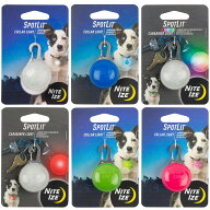 【正規販売店】選べる6色 NITE IZE ナイトアイズ スポットリット 散歩用ライト 電池式 LED 小型犬 中型犬…