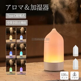 乾燥対策と香りを アロマディフューザー 加湿器 卓上 アロマ 加湿器 アロマ ディフューザー 加湿器 車載 ナイトライト 加湿器 ライト加湿器 デスク 加湿器　コンパクト 加湿器 小型　LEDライト 空焚き防止　乾燥対策