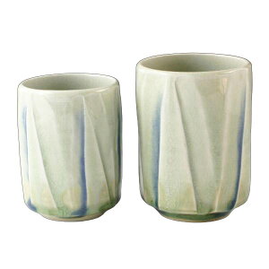 熊谷聡商店 組湯呑 UDS866「灰釉ソギ 2個セット」京焼くまがい メーカー取寄品 夫婦 湯呑 京焼 陶器 湯飲み コップ 焼き物 カップ 茶 お茶 食器 インテリア 引越祝い 結婚祝い お祝い プレゼン