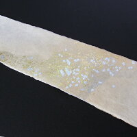 短冊並巾鳥の子ピースno.1001黄上下ボカシ金振り6.1×36.3(cm)10枚入り並幅和歌短歌俳句書道教室習字多目的ご利用可カラフル鮮やか