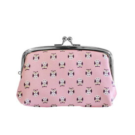 スーベニール nc15-1034-11 えんぎジャガード親子がま口「フクロウピンク」にっぽんCHACHACHA メーカー取寄品 がまぐち 財布 ポーチ 梟 ふくろう 不苦労 縁起物 ジャガード織り 和装 和小物 バッグ 小物入れ プレゼント ギフト