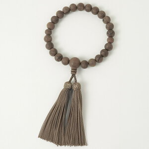 土屋念珠店 略式数珠 男性向け 952324322010「すびきシャム柿(中南米産ジリコテ使用)」8寸紙箱入 メーカー直送品 ※他ブランド商品と併買不可※ 数珠 冠婚葬祭 葬儀 お葬式 法事 お盆 お参り お